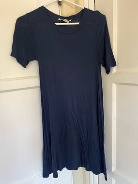 BCBGeneration Navy T-Shirt Dress